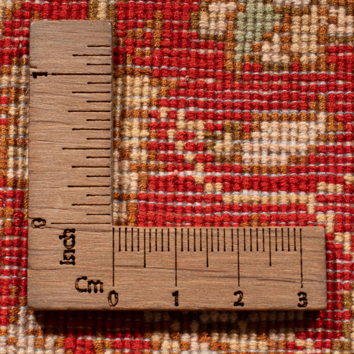 Løber Silketæppe - Kashmir Silk - 251 x 81 cm - rød