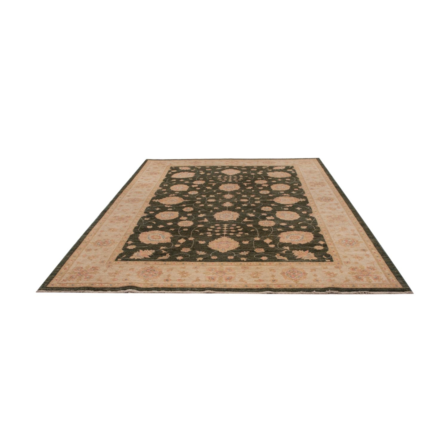 Ziegler Carpet - 298 x 205 cm - mørkegrøn
