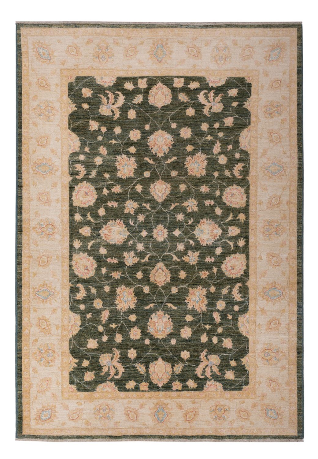 Ziegler Carpet - 294 x 201 cm - mørkegrøn