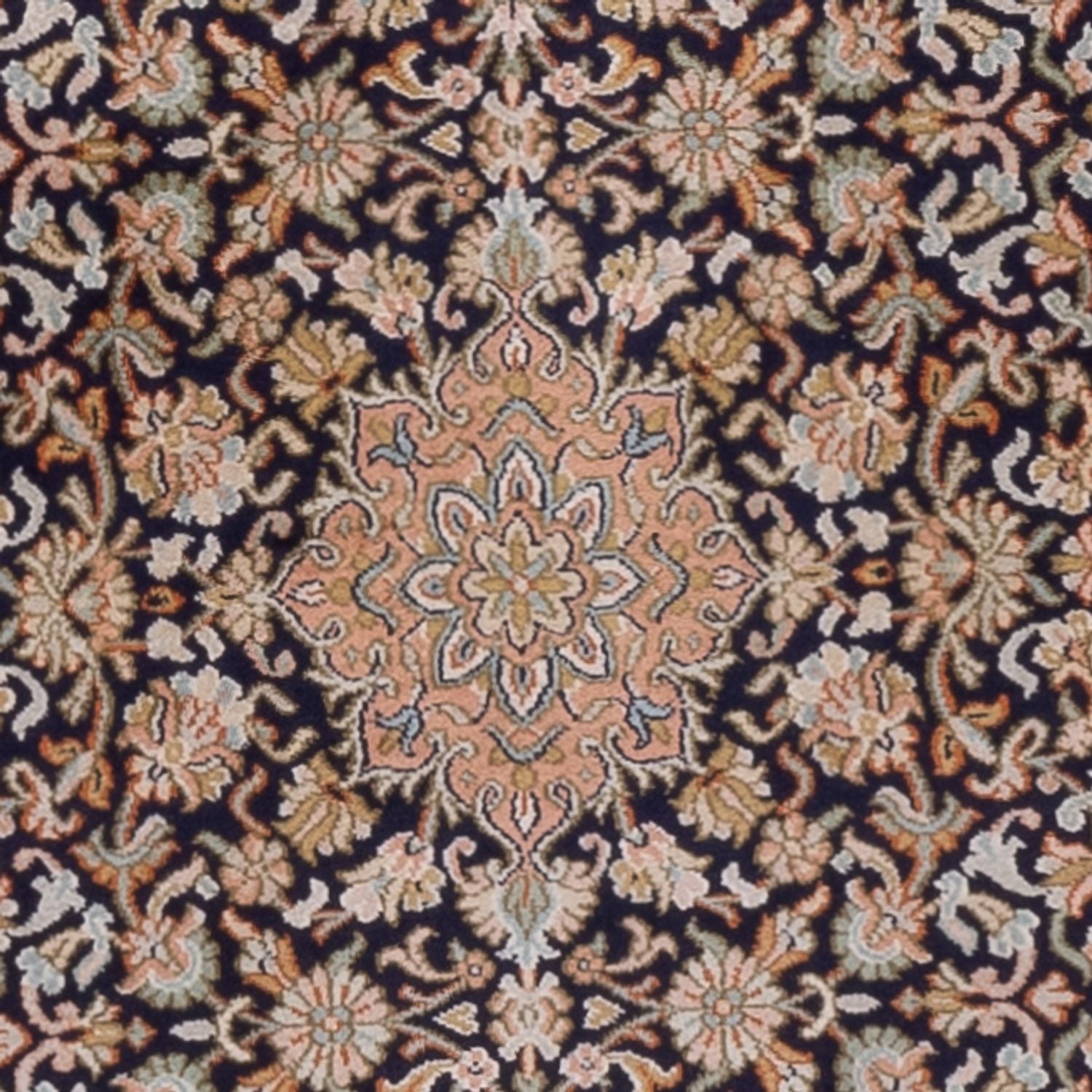 Løber Silketæppe - Kashmir Silk - 264 x 76 cm - mørk beige