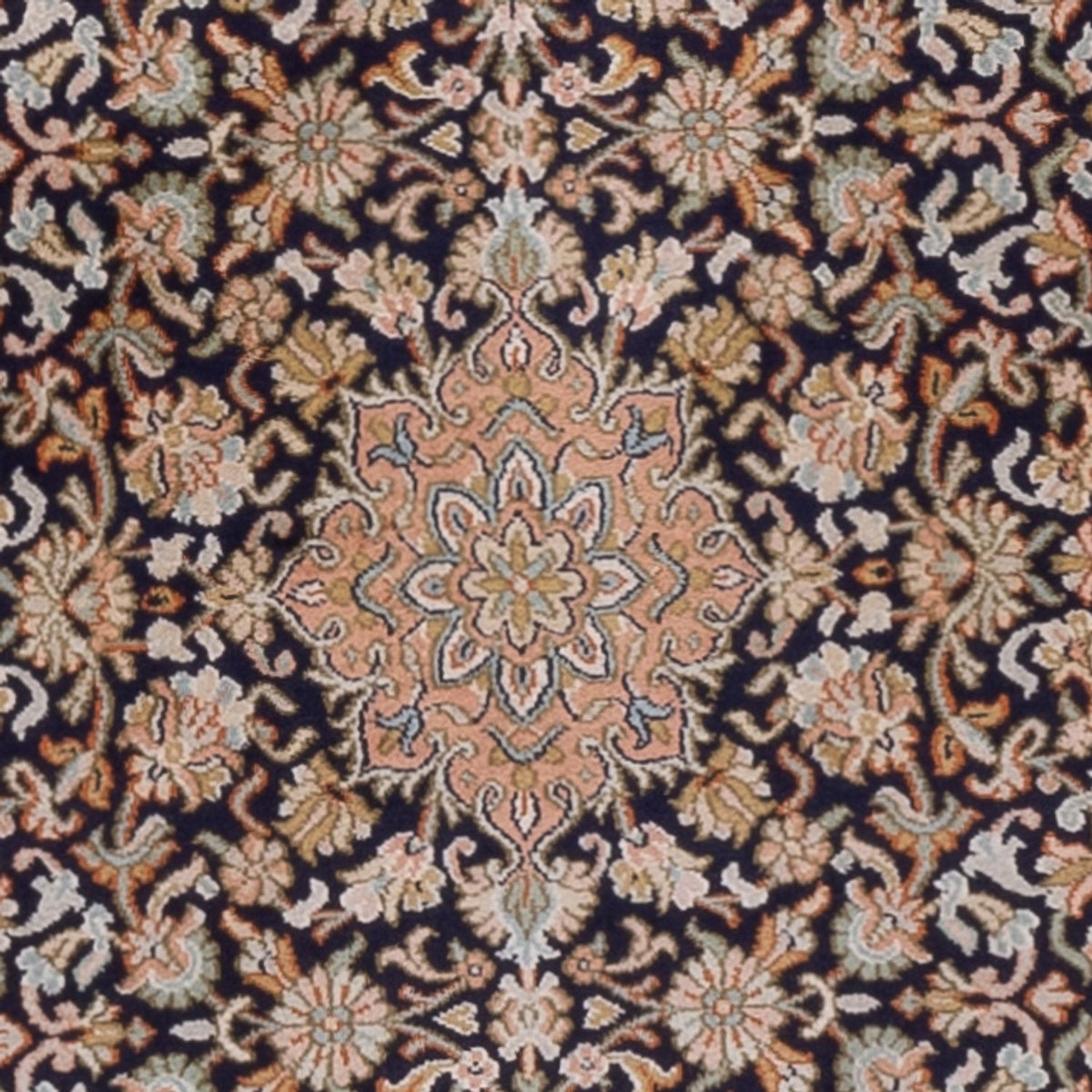 Løber Silketæppe - Kashmir Silk - 264 x 76 cm - mørk beige