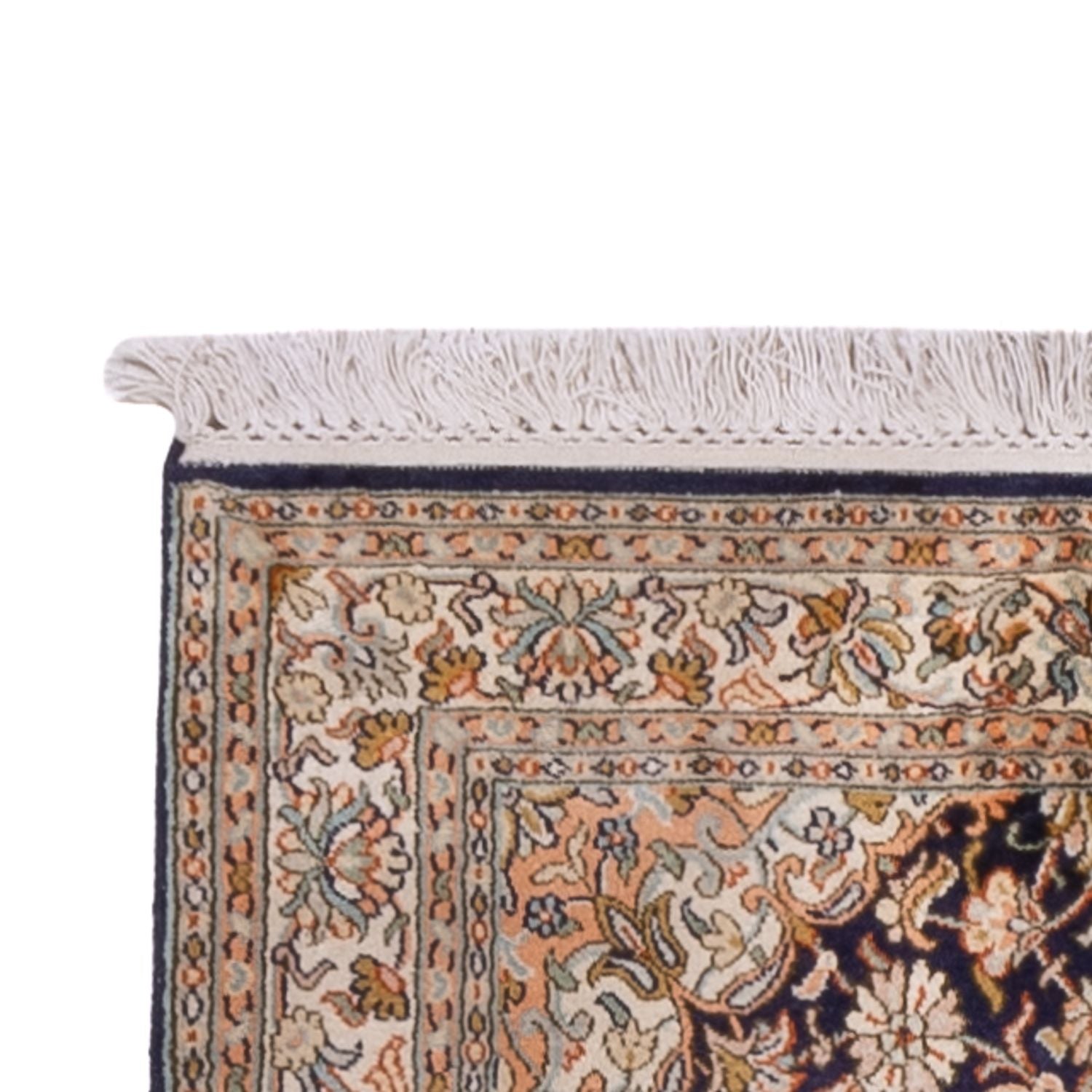 Løber Silketæppe - Kashmir Silk - 264 x 76 cm - mørk beige