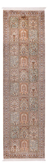 Kashmirsilke Tæppe 80x285cm - Orientalsk tæppe - Løber / Beige / 80 x 285 cm Løber