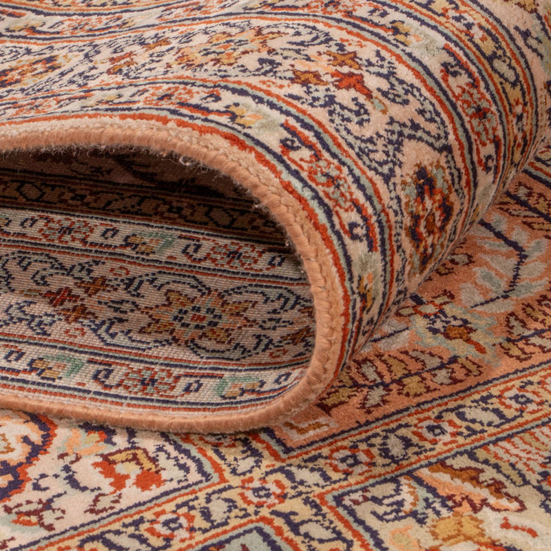 Løber Silketæppe - Kashmir Silk - 287 x 80 cm - mørk beige