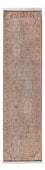 Løber Silketæppe - Kashmir Silk - 296 x 77 cm - mørk beige