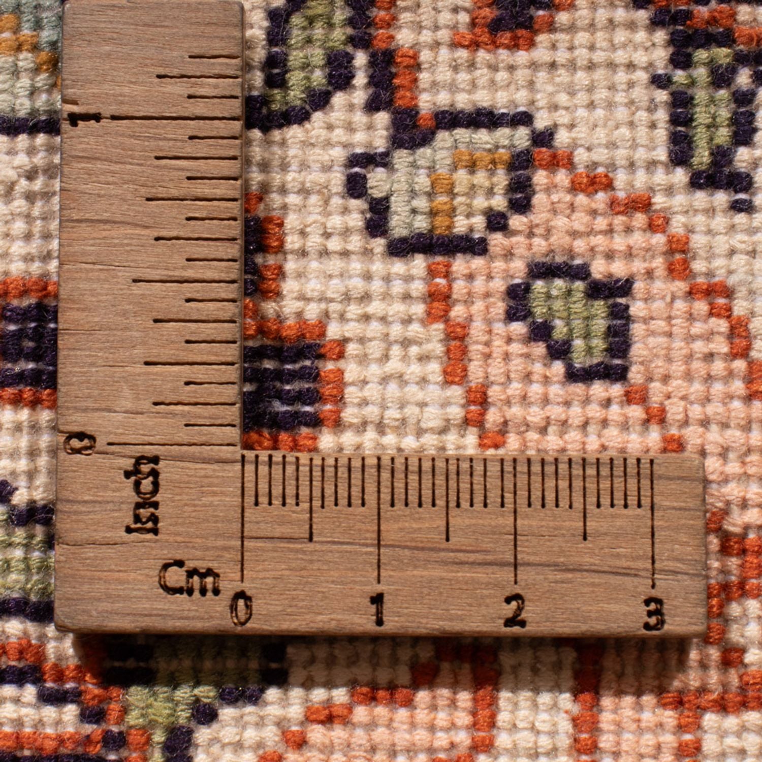 Løber Silketæppe - Kashmir Silk - 338 x 79 cm - mørk beige