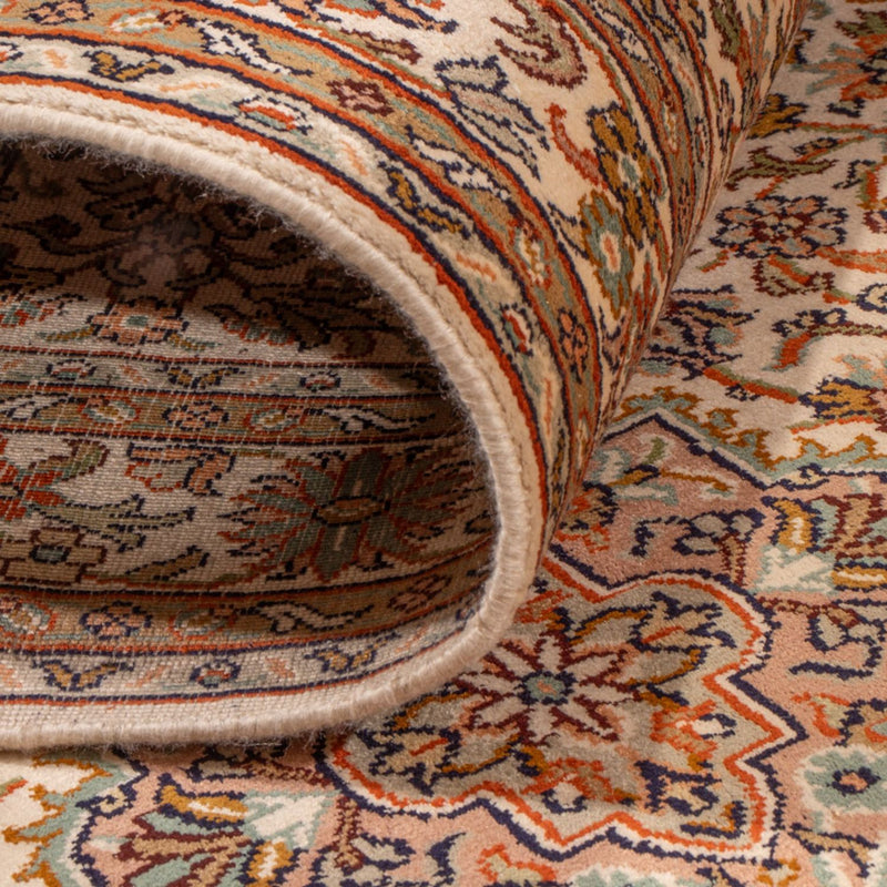 Løber Silketæppe - Kashmir Silk - 290 x 81 cm - lys beige