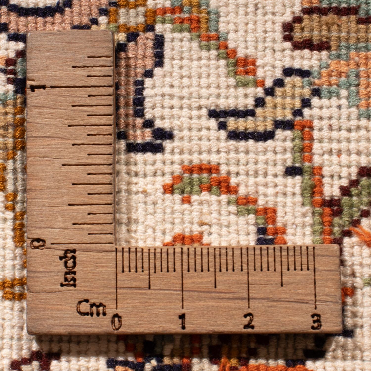Løber Silketæppe - Kashmir Silk - 290 x 81 cm - lys beige