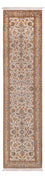 Løber Silketæppe - Kashmir Silk - 325 x 76 cm - lys beige