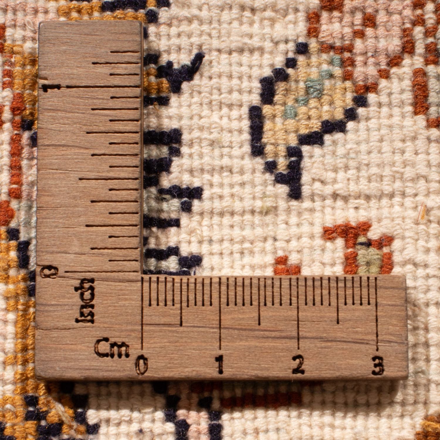 Løber Silketæppe - Kashmir Silk - 325 x 76 cm - lys beige