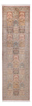 Løber Silketæppe - Kashmir Silk - 280 x 80 cm - mørk beige
