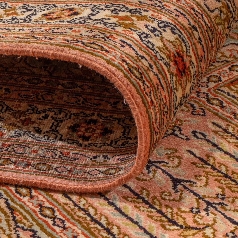Løber Silketæppe - Kashmir Silk - 282 x 79 cm - mørk beige