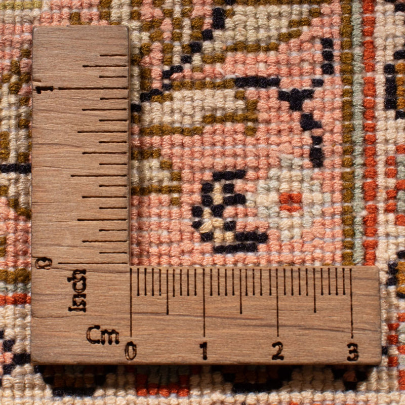 Løber Silketæppe - Kashmir Silk - 282 x 79 cm - mørk beige