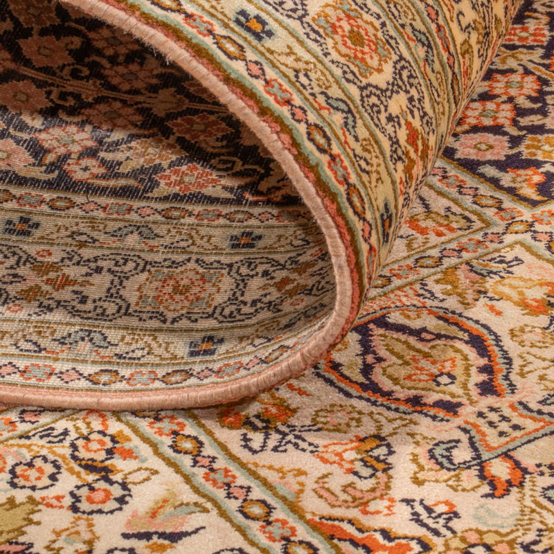 Løber Silketæppe - Kashmir Silk - 310 x 81 cm - mørk beige