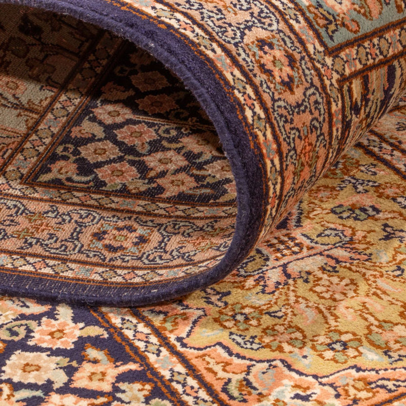 Løber Silketæppe - Kashmir Silk - 304 x 77 cm - mørk beige