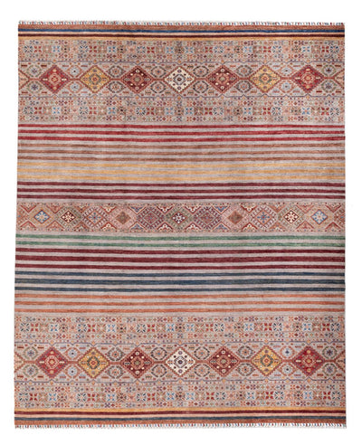 Shal-tæppe 244x296cm - Orientalsk tæppe - flerfarvet