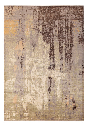 Designer Teppich - 300 x 209 cm - silber