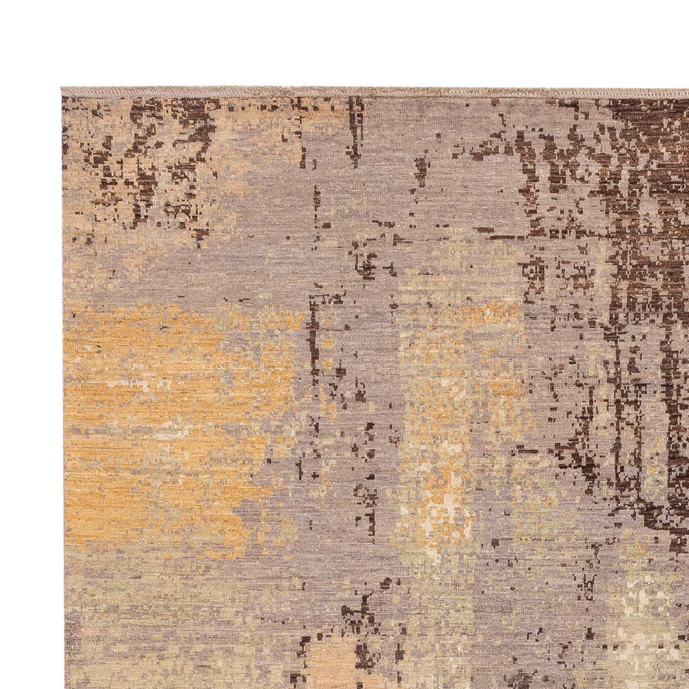 Designer tæppe - 300 x 209 cm - sølv