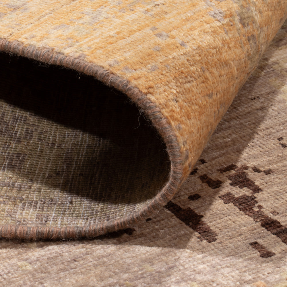 Designer tæppe - 300 x 209 cm - sølv