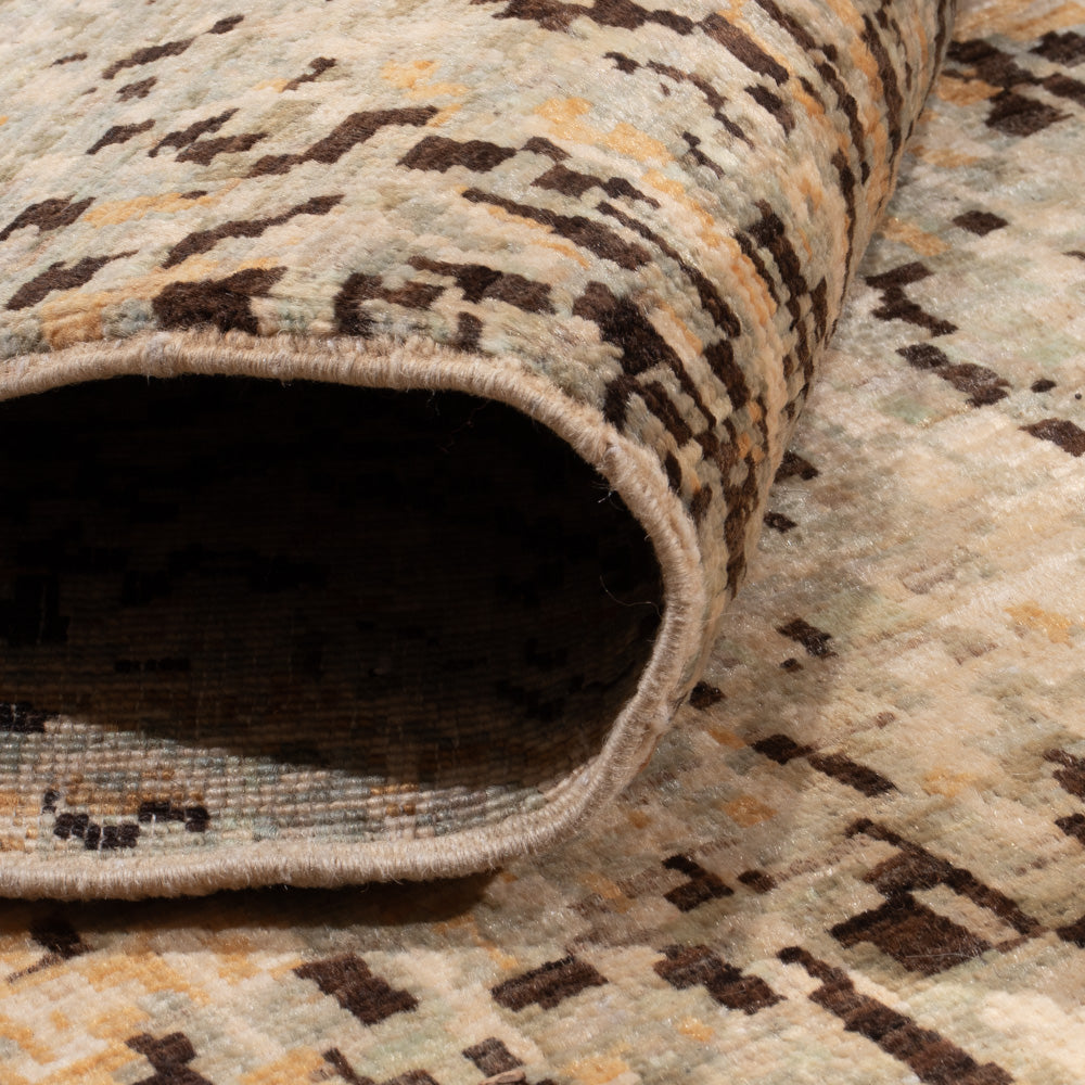 Designer tæppe - 299 x 211 cm - flerfarvet