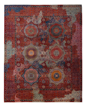 Designer tæppe - 292 x 249 cm - flerfarvet