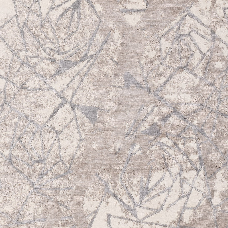 Designer Teppich - 304 x 204 cm - silber