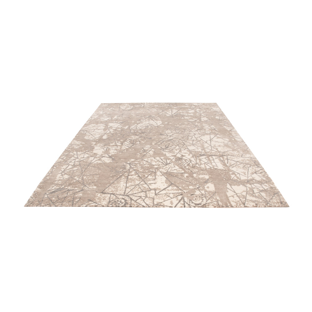 Designer Teppich - 304 x 204 cm - silber
