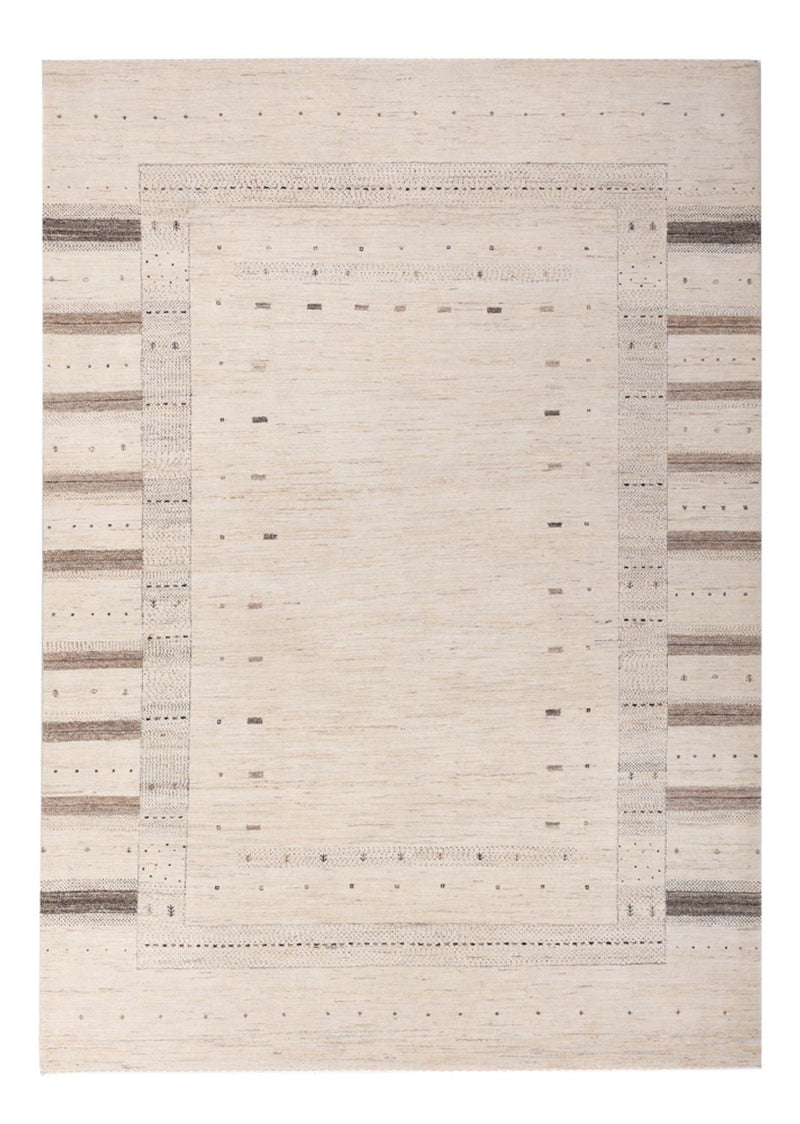 Gabbeh Teppich - Loribaft Indus - 300 x 206 cm - creme
