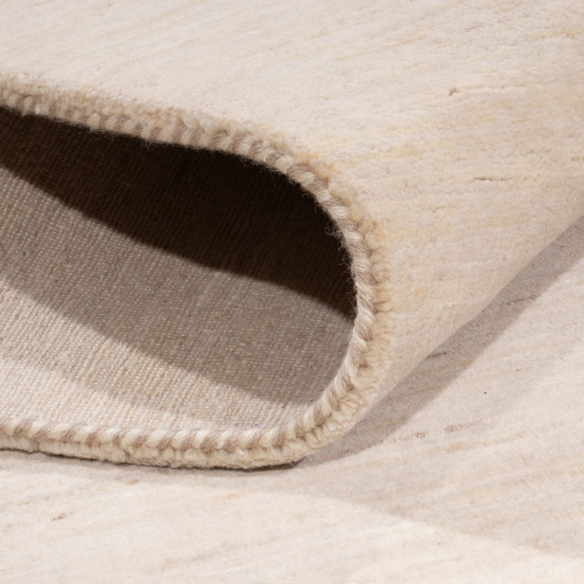 Gabbeh-tæppe - Loribaft Indus - 304 x 202 cm - creme