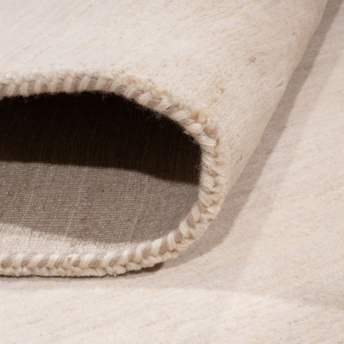 Gabbeh-tæppe - Loribaft Indus - 296 x 209 cm - creme