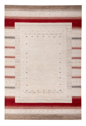 Gabbeh Teppich - Loribaft Indus - 306 x 200 cm - creme