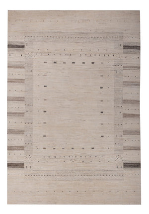 Gabbeh Teppich - Loribaft Indus - 295 x 202 cm - creme