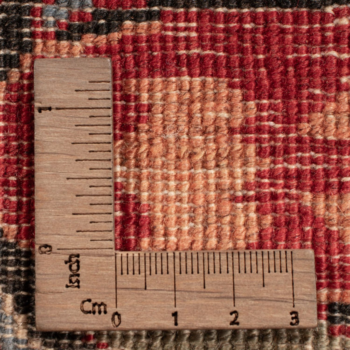 Designer tæppe - 309 x 251 cm - vin rød