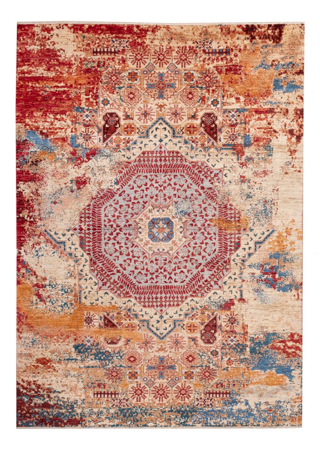 Designer Teppich - 289 x 204 cm - mehrfarbig