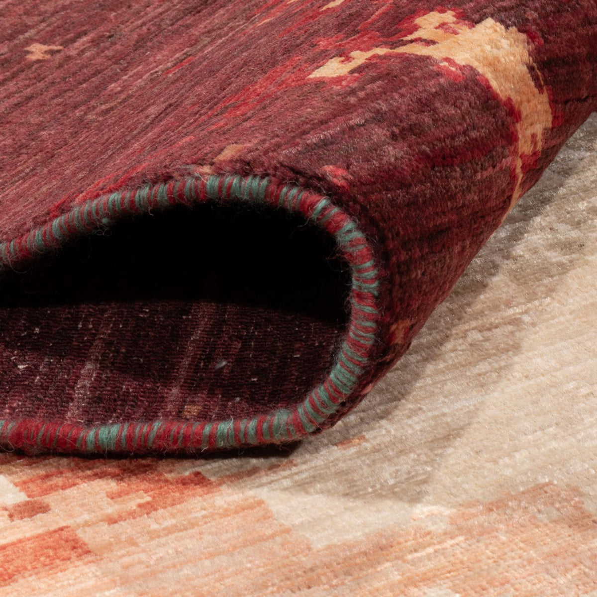 Designer tæppe - 291 x 207 cm - flerfarvet