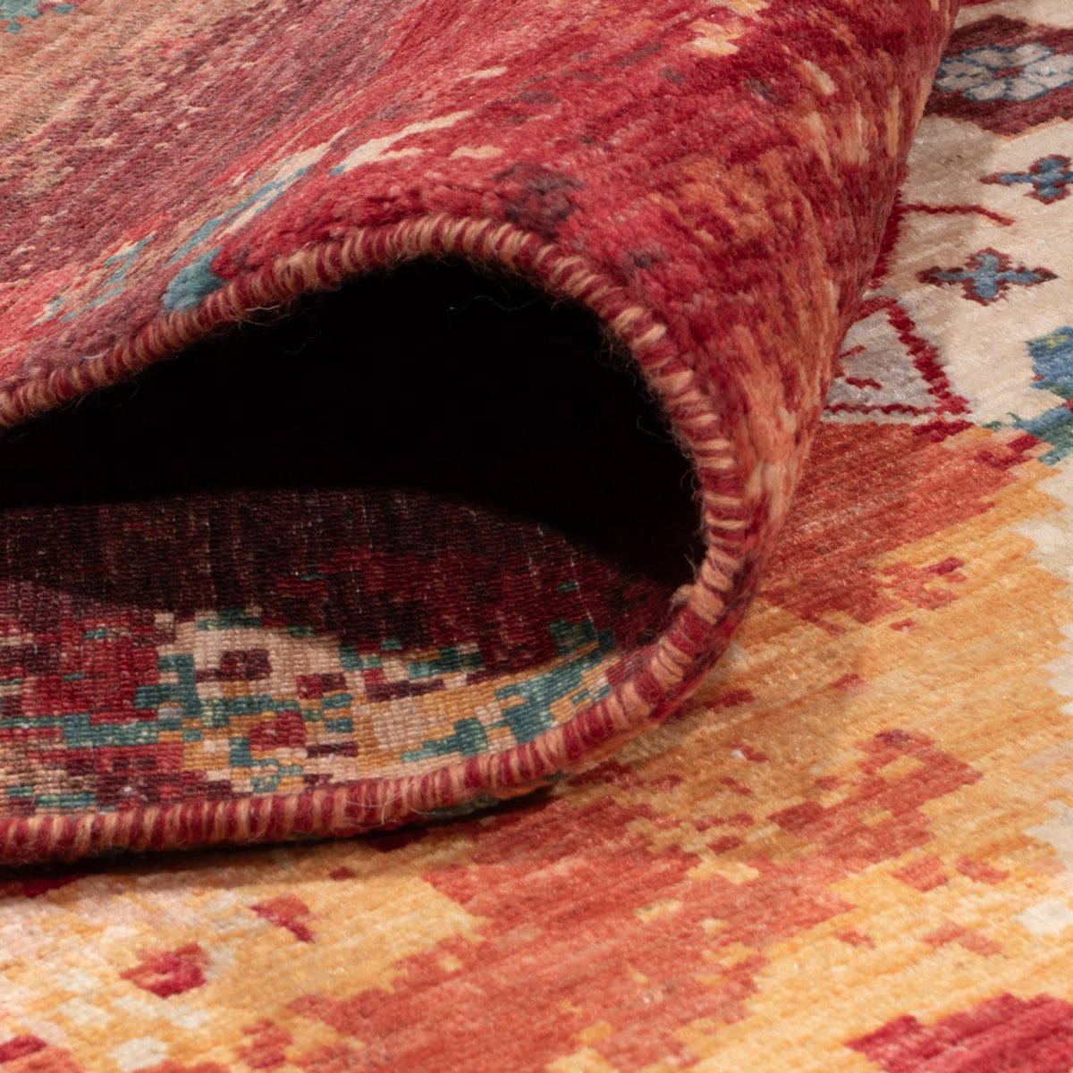 Designer tæppe - 294 x 204 cm - flerfarvet