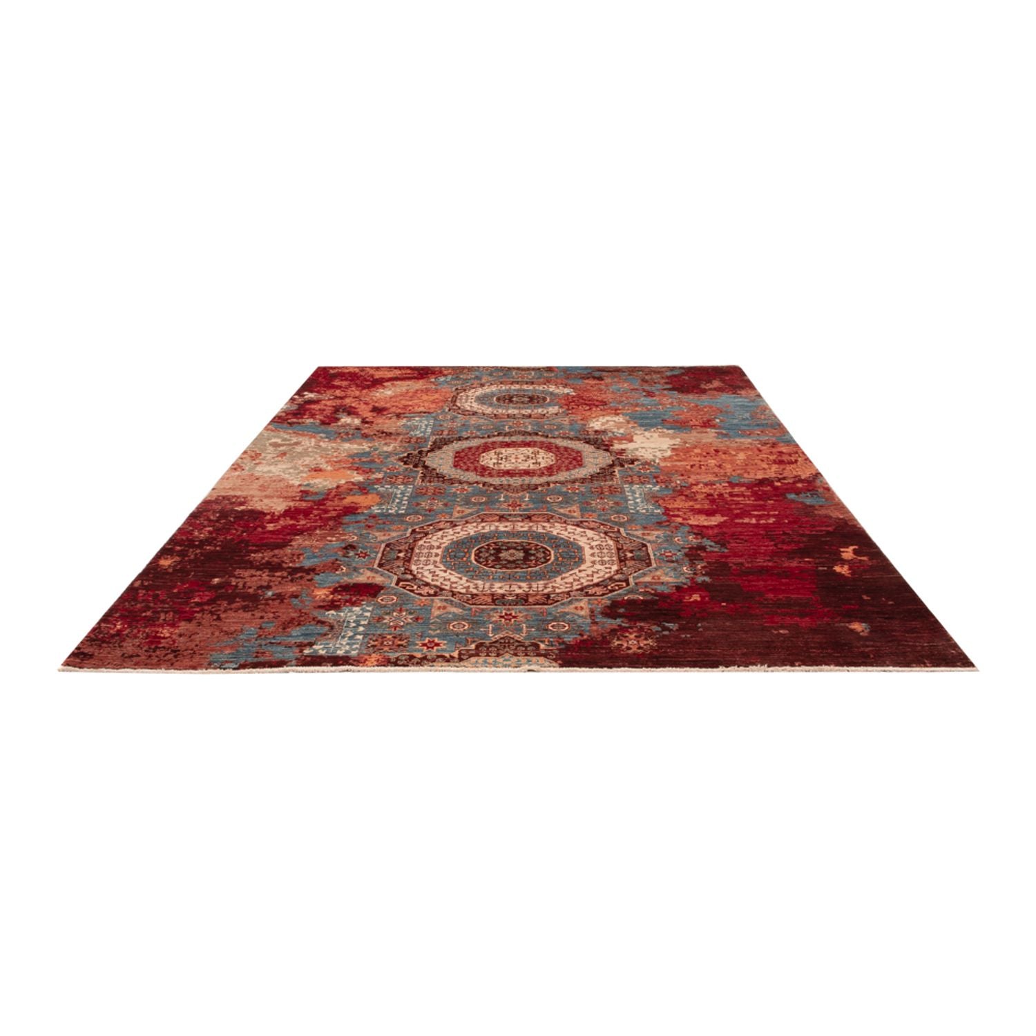 Designer Teppich - 295 x 205 cm - mehrfarbig