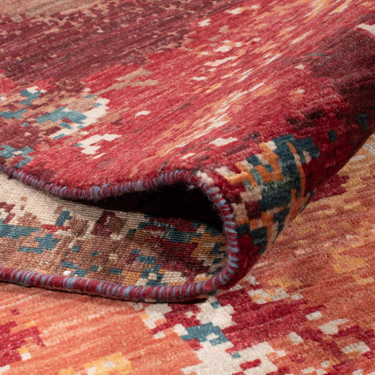 Designer tæppe - 292 x 247 cm - flerfarvet