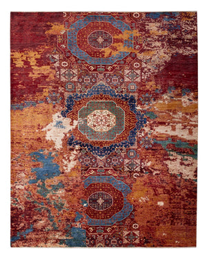 Designer Teppich - 305 x 245 cm - mehrfarbig