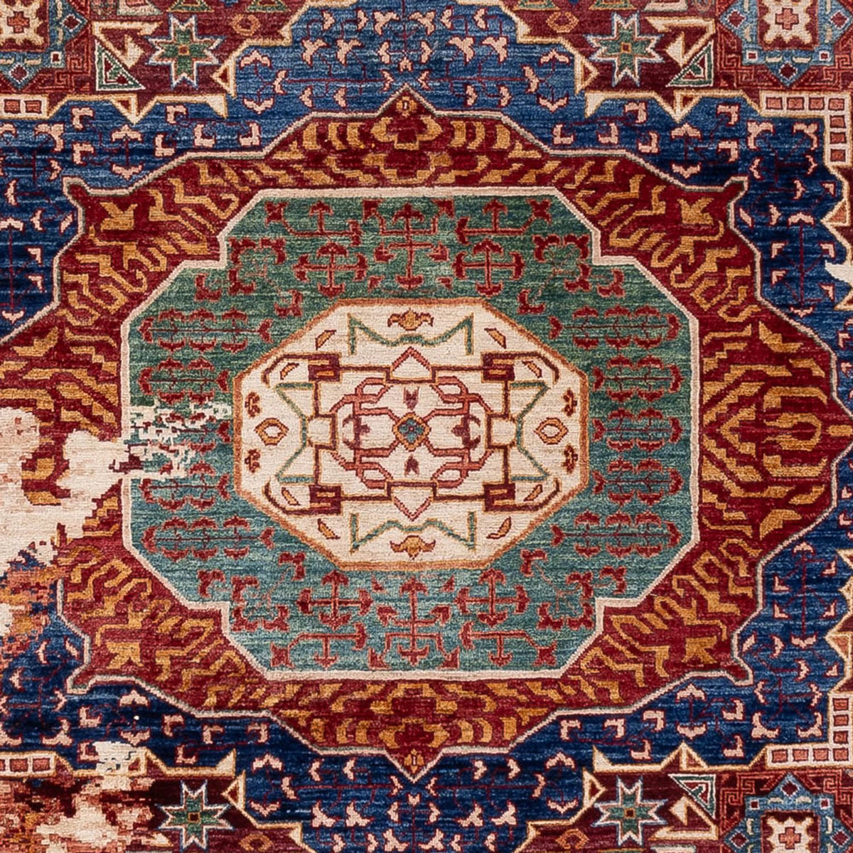 Designer tæppe - 305 x 245 cm - flerfarvet