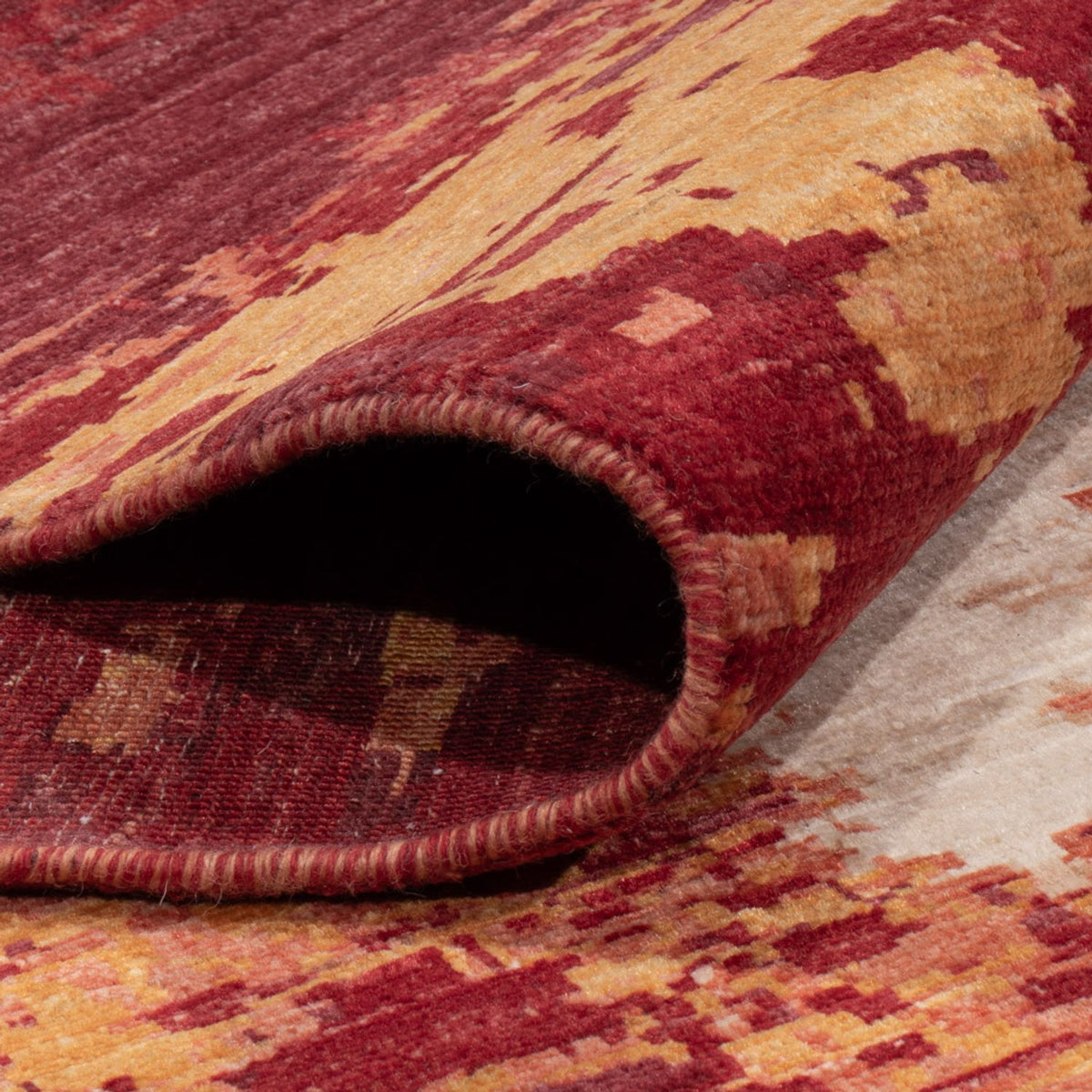 Designer tæppe - 305 x 245 cm - flerfarvet