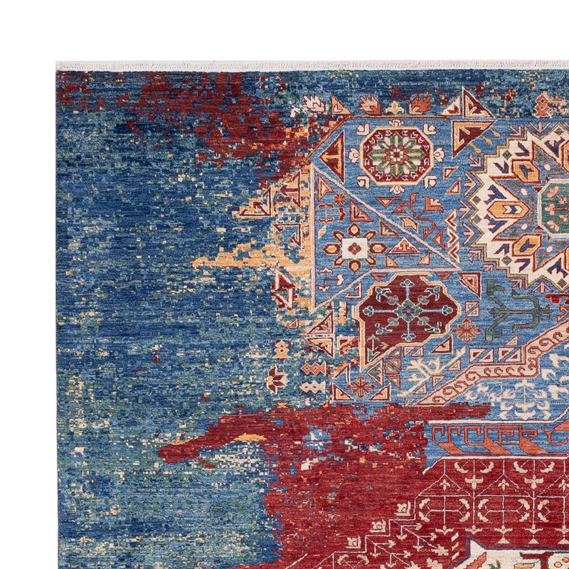 Designer Teppich - 288 x 247 cm - mehrfarbig