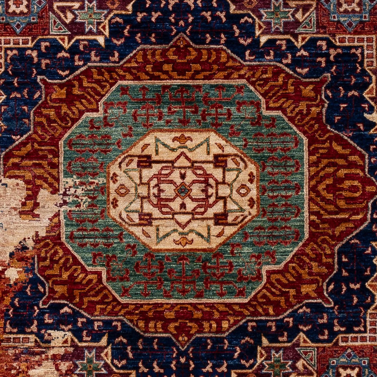 Designer tæppe - 304 x 237 cm - flerfarvet