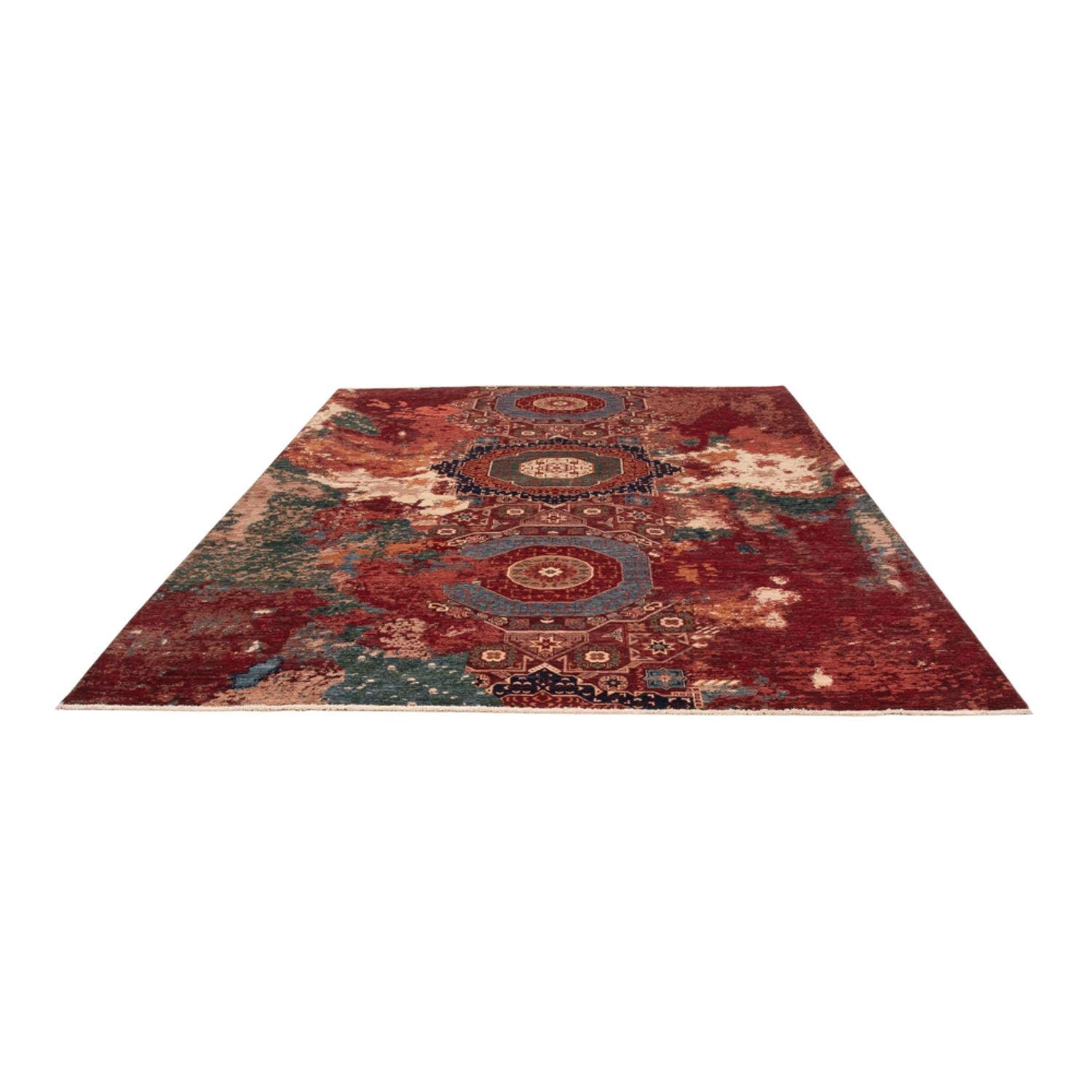 Designer Teppich - 297 x 211 cm - mehrfarbig