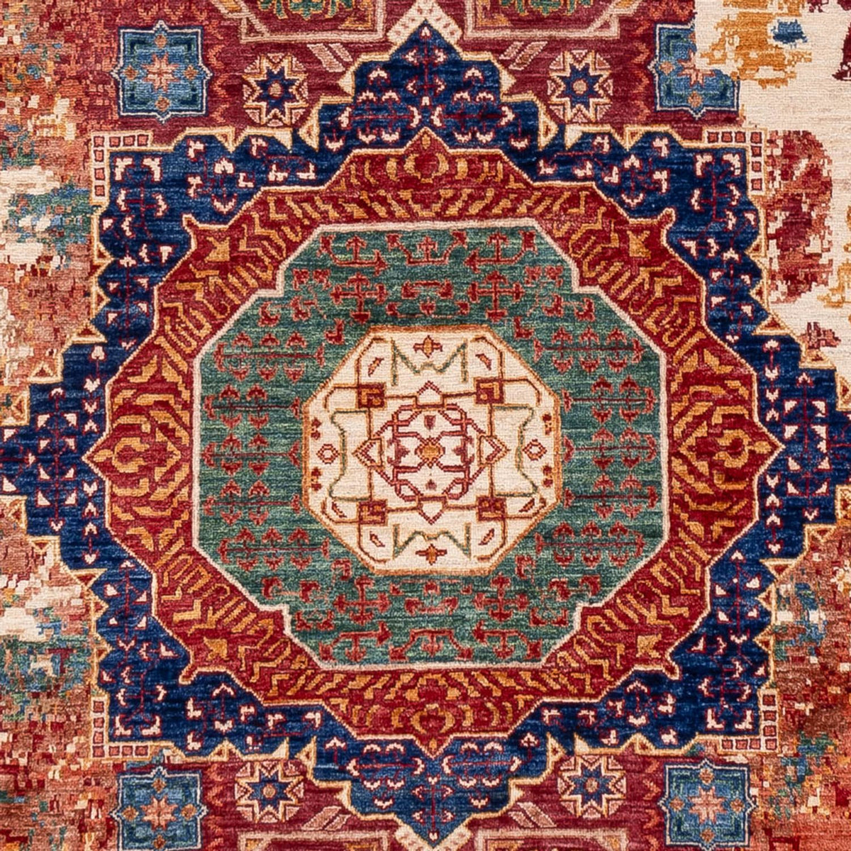 Designer tæppe - 299 x 204 cm - flerfarvet