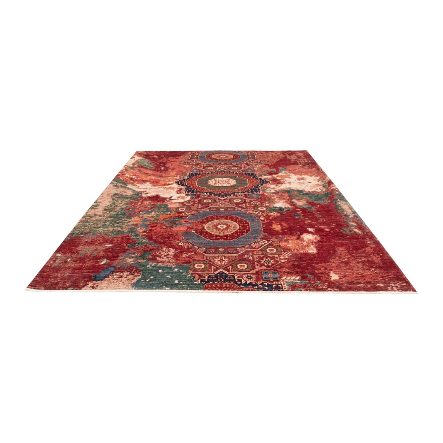 Designer Teppich - 299 x 204 cm - mehrfarbig