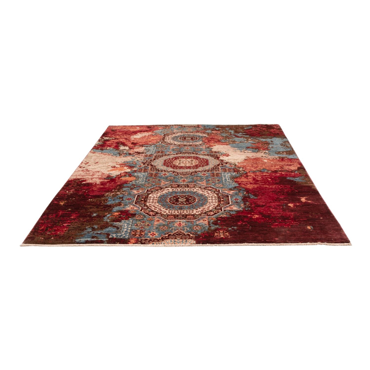 Designer Teppich - 237 x 175 cm - mehrfarbig