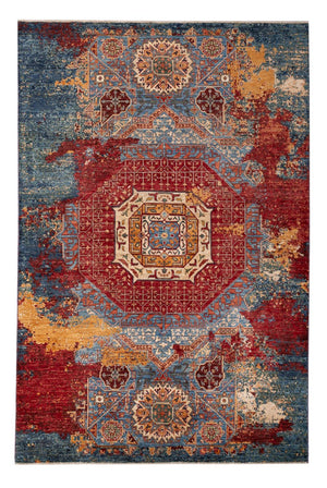 Designer Teppich - 239 x 168 cm - mehrfarbig