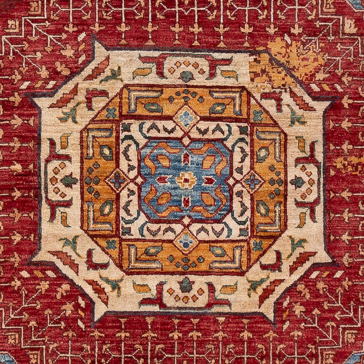 Designer tæppe - 239 x 168 cm - flerfarvet