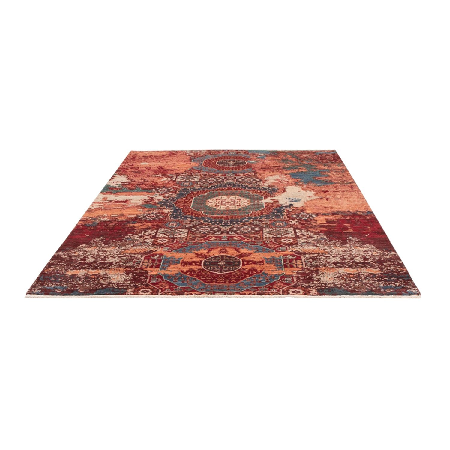 Designer Teppich - 233 x 172 cm - mehrfarbig